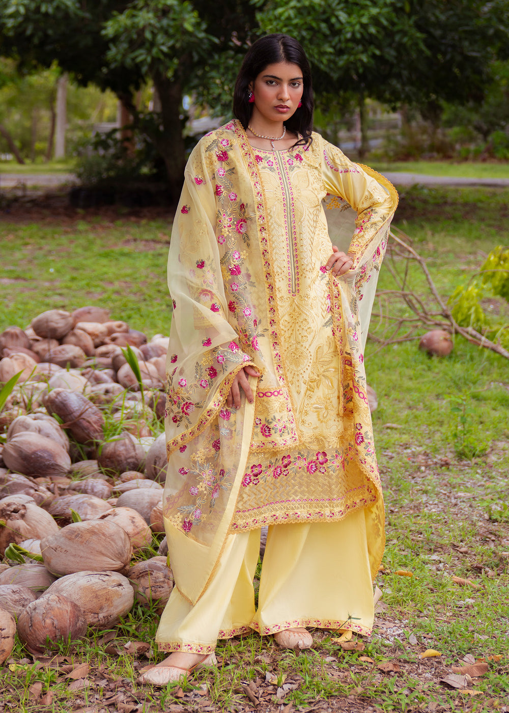 Haseens | Raha Pret | Inshara - Luxury Dress - available at Maria Faisal in UK and USA.