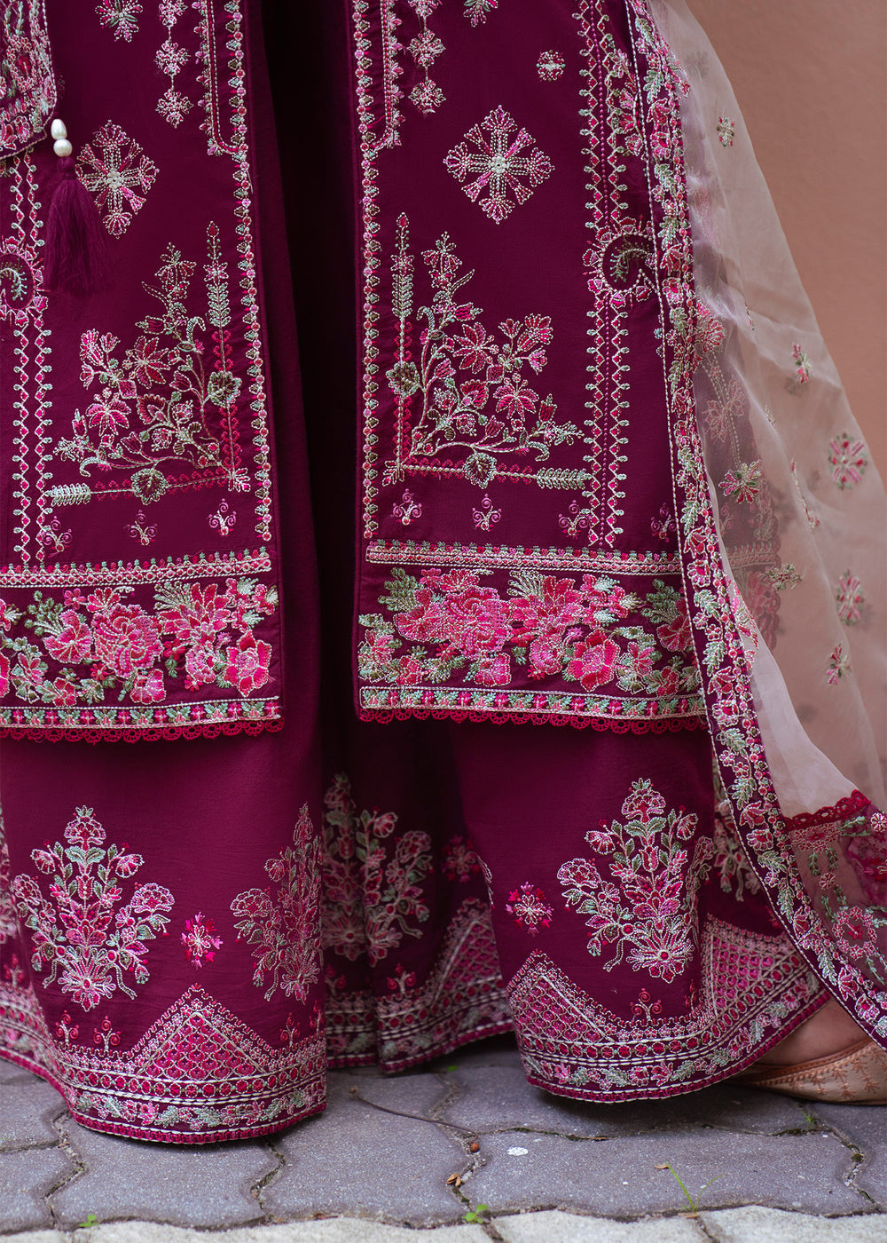 Haseens | Raha Pret | Elaya - Luxury Dress - available at Maria Faisal in UK and USA.