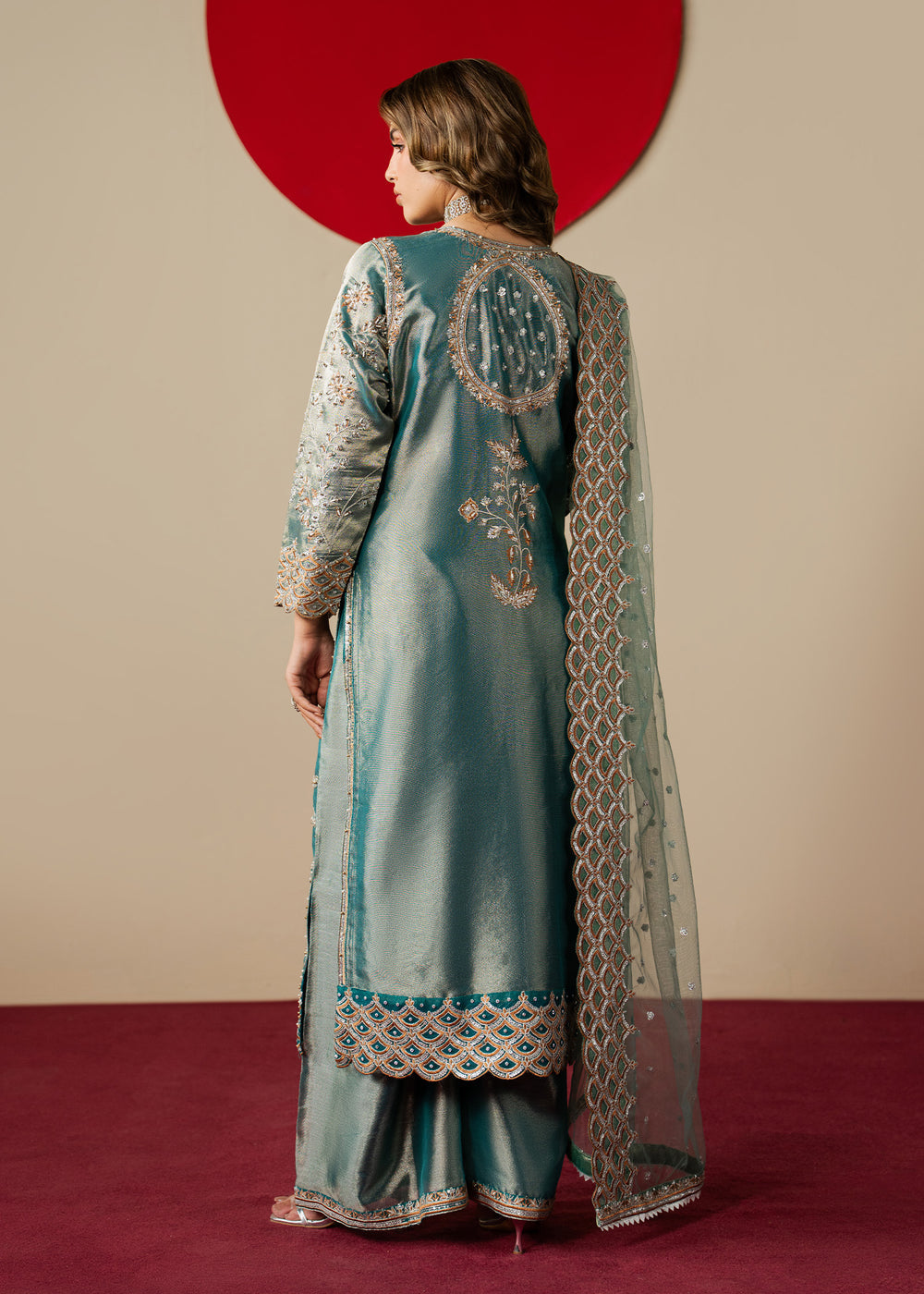 Haseens | Gulal Formals | Aroha - Formal Dress - available at Maria Faisal in UK and USA.