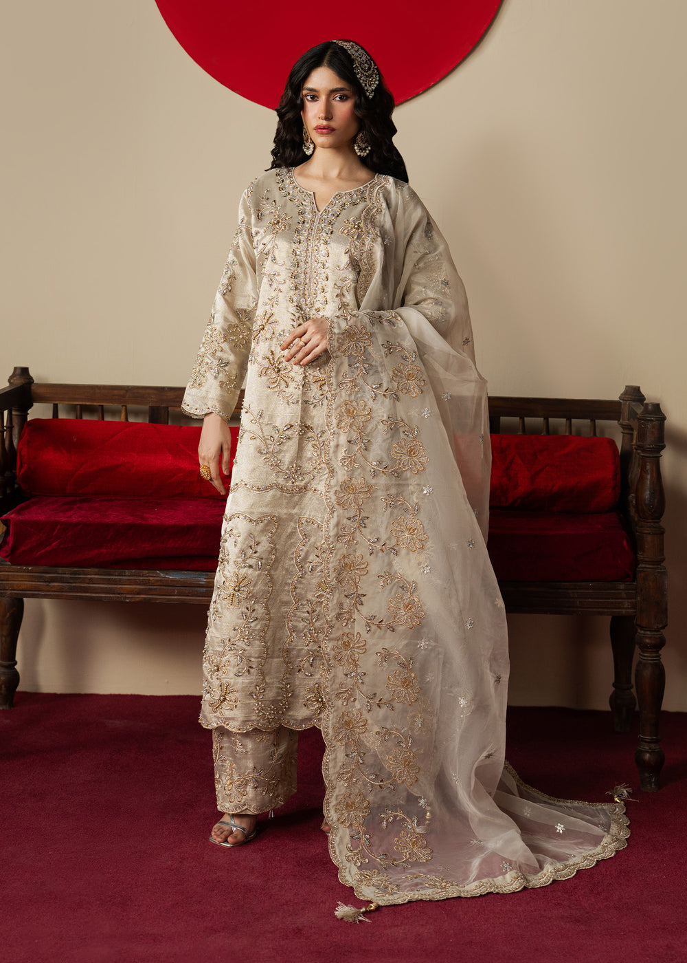 Haseens | Gulal Formals |Gulzaib - Formal Dress - available at Maria Faisal in UK and USA.