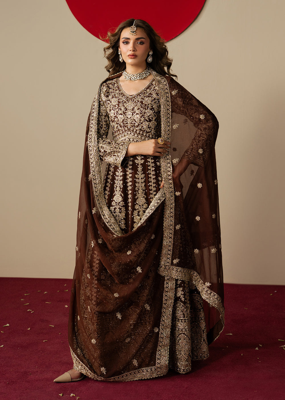 Haseens | Gulal Formals | Afsheen - Formal Dress - available at Maria Faisal in UK and USA.