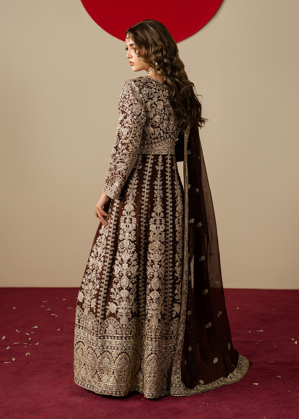 Haseens | Gulal Formals | Afsheen - Formal Dress - available at Maria Faisal in UK and USA.