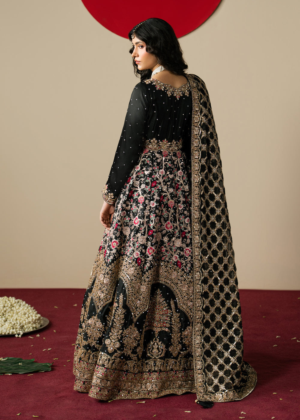 Haseens | Gulal Formals | Gulrang - Formal Dress - available at Maria Faisal in UK and USA.