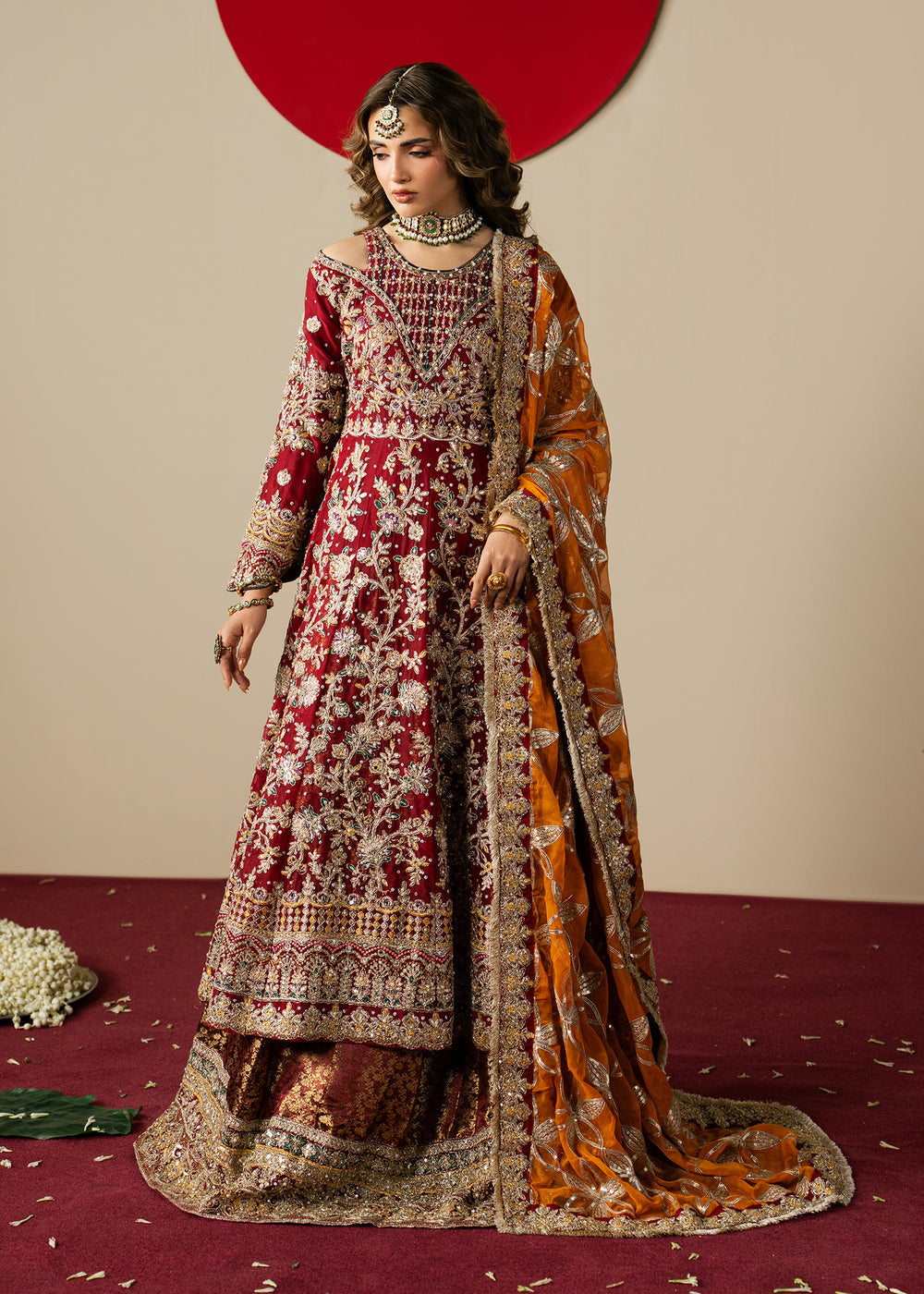 Haseens | Gulal Formals | Naazish - Formal Dress - available at Maria Faisal in UK and USA.