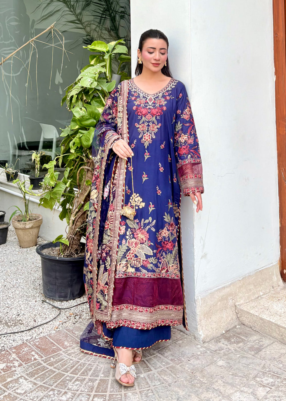 Haseens | Raha Pret | Inara - Luxury Dress - available at Maria Faisal in UK and USA.