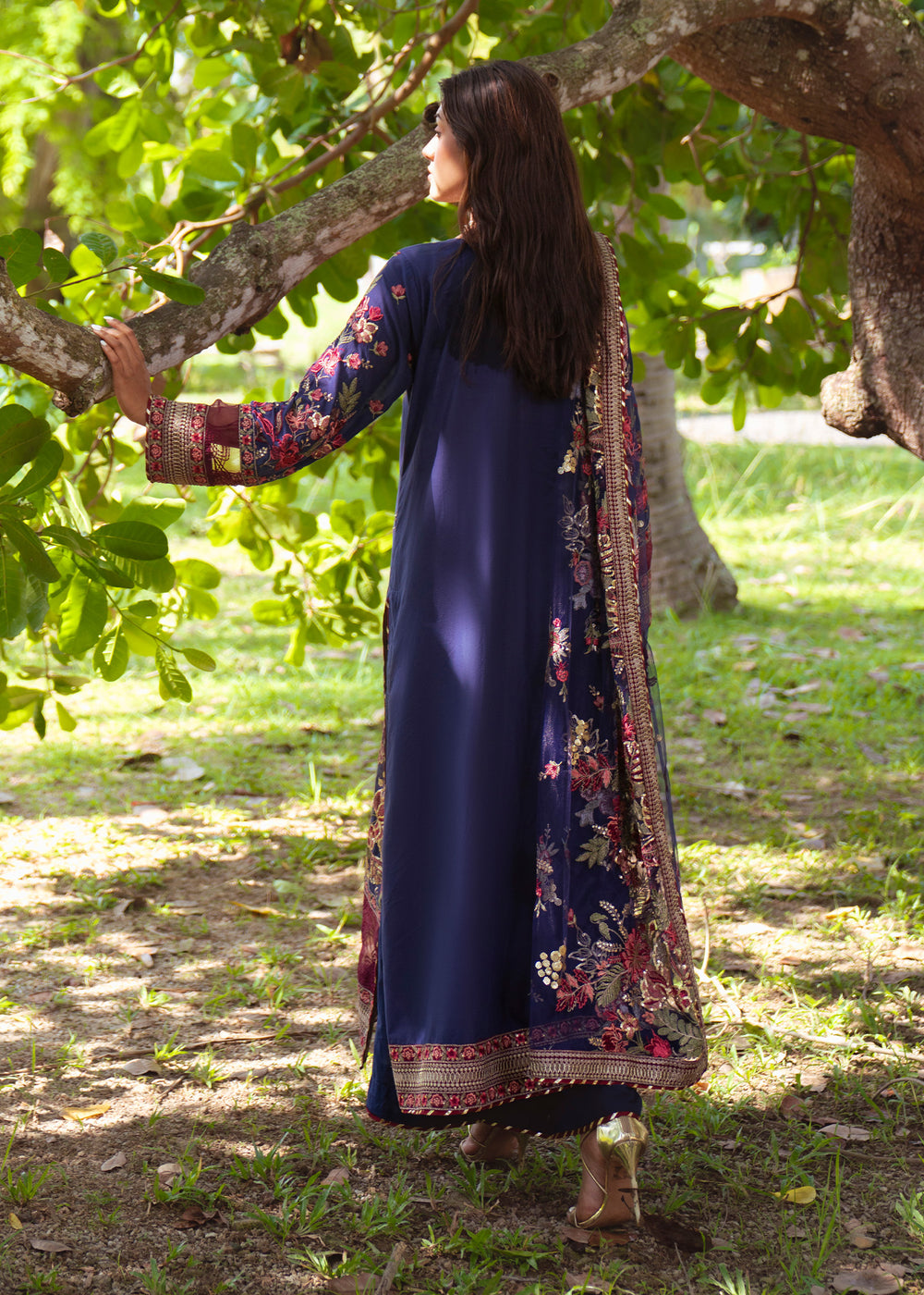 Haseens | Raha Pret | Inara - Luxury Dress - available at Maria Faisal in UK and USA.