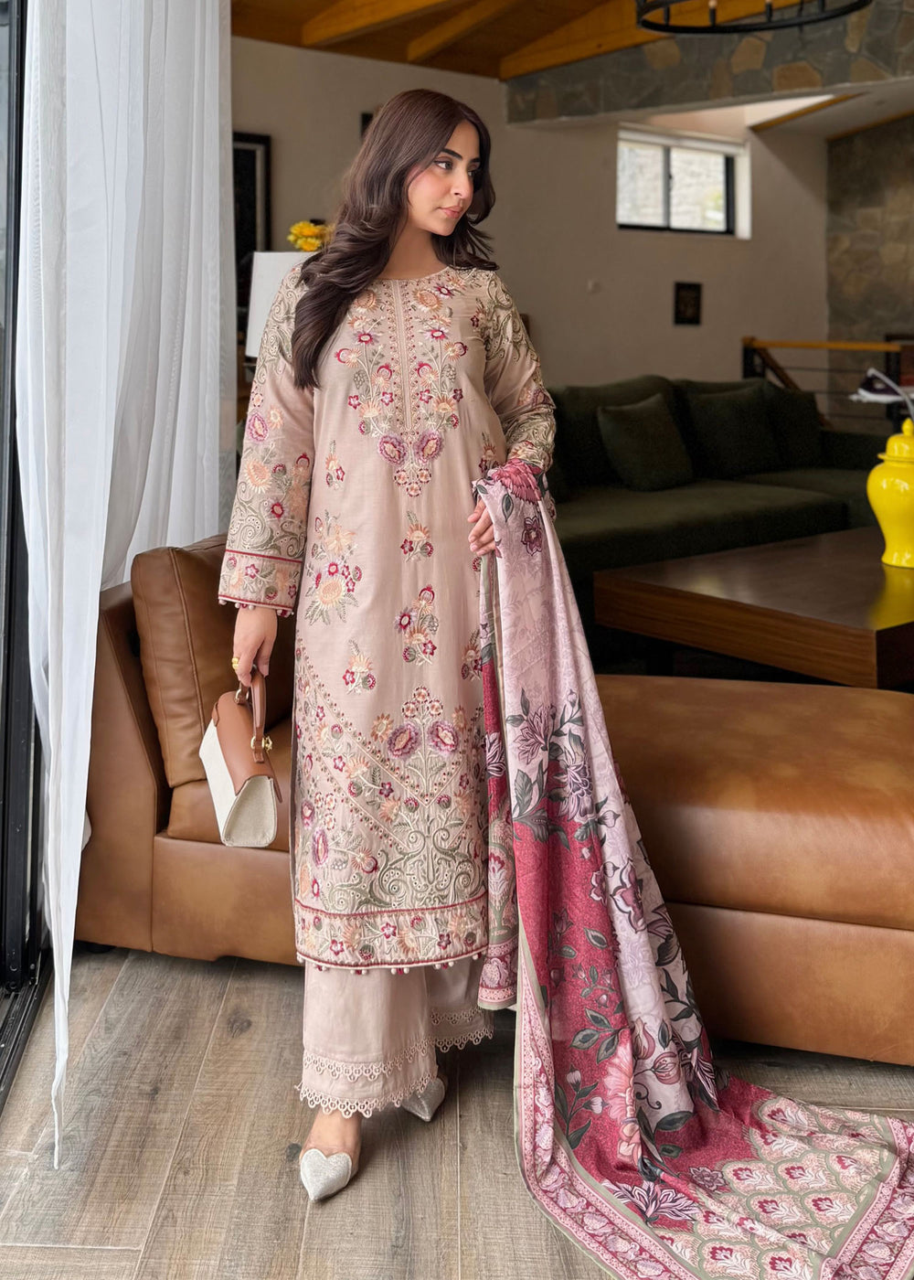 Haseens | Raha Pret | Meerab - Luxury Dress - available at Maria Faisal in UK and USA.