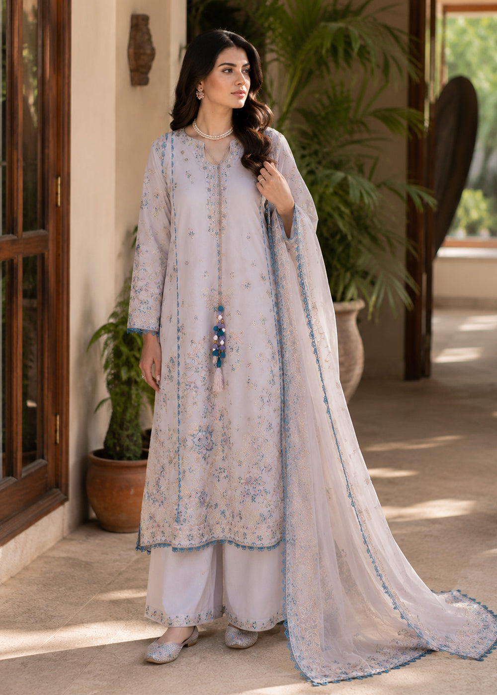 Haseens | Raha Pret |Fizzah - Luxury Dress - available at Maria Faisal in UK and USA.