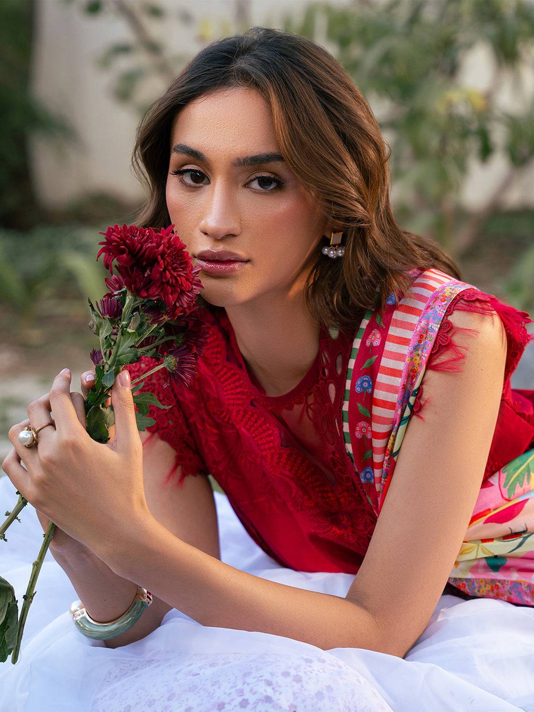 Bin Ilyas | Hazel Printed Lawn 25 | 2071 - B by Maria Faisal - Registered Vendor of : Bin Ilyas - type : Ladies Clothes - 100% original wedding dresses