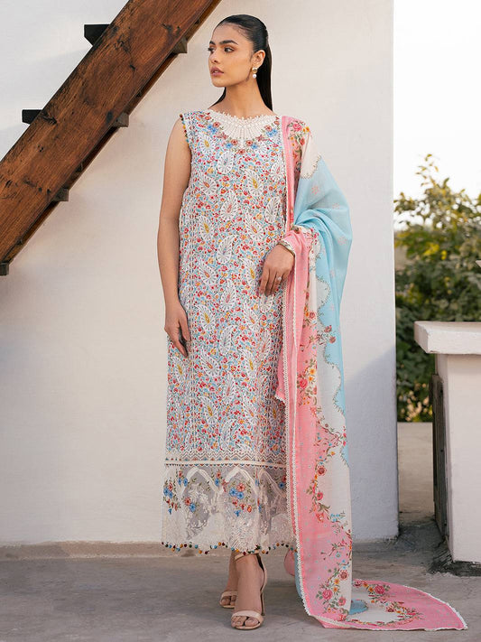 Bin Ilyas | Hazel Printed Lawn 25 | 2072 - A by Maria Faisal - Registered Vendor of : Bin Ilyas - type : Ladies Clothes - 100% original wedding dresses