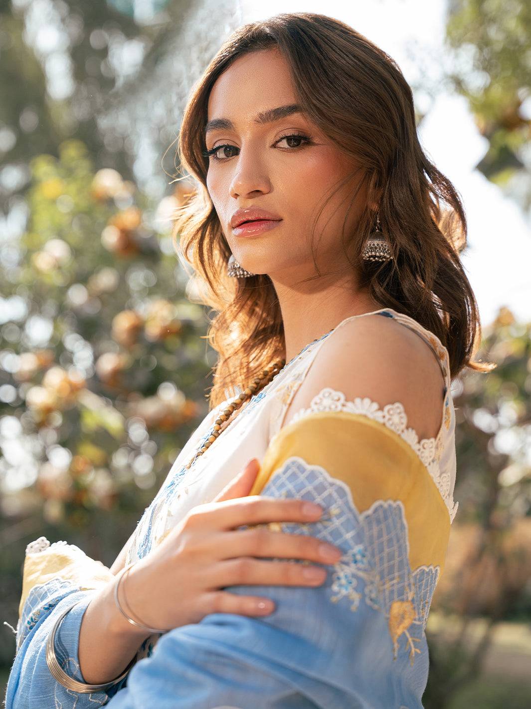 Bin Ilyas | Hazel Printed Lawn 25 | 2078 - B by Maria Faisal - Registered Vendor of : Bin Ilyas - type : Ladies Clothes - 100% original wedding dresses