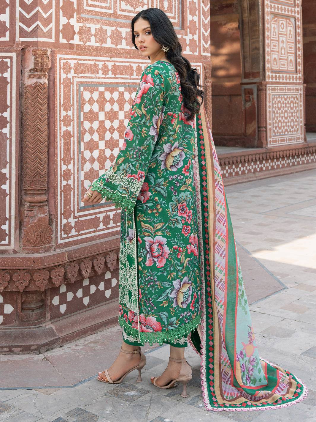 Bin Ilyas | Naqsh Naaz Luxury Lawn 25 | 2085 - D by Maria Faisal - Registered Vendor of : Bin Ilyas - type : Ladies Clothes - 100% original wedding dresses