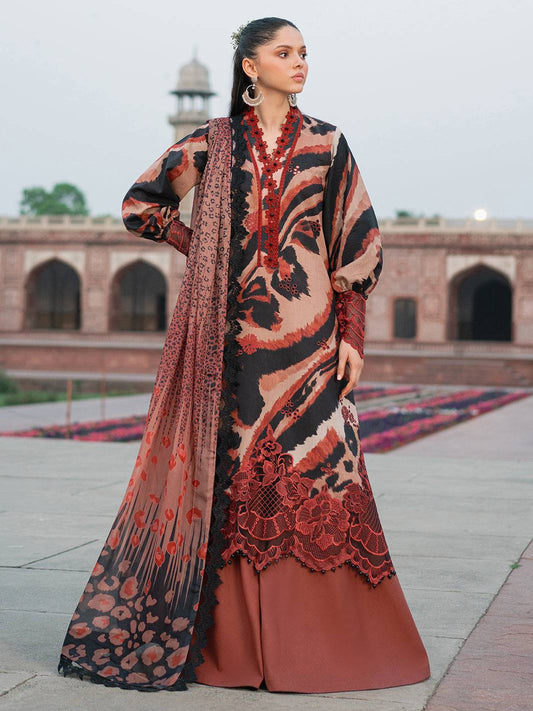 Bin Ilyas | Naqsh Naaz Luxury Lawn 25 | 2086 - C by Maria Faisal - Registered Vendor of : Bin Ilyas - type : Ladies Clothes - 100% original wedding dresses