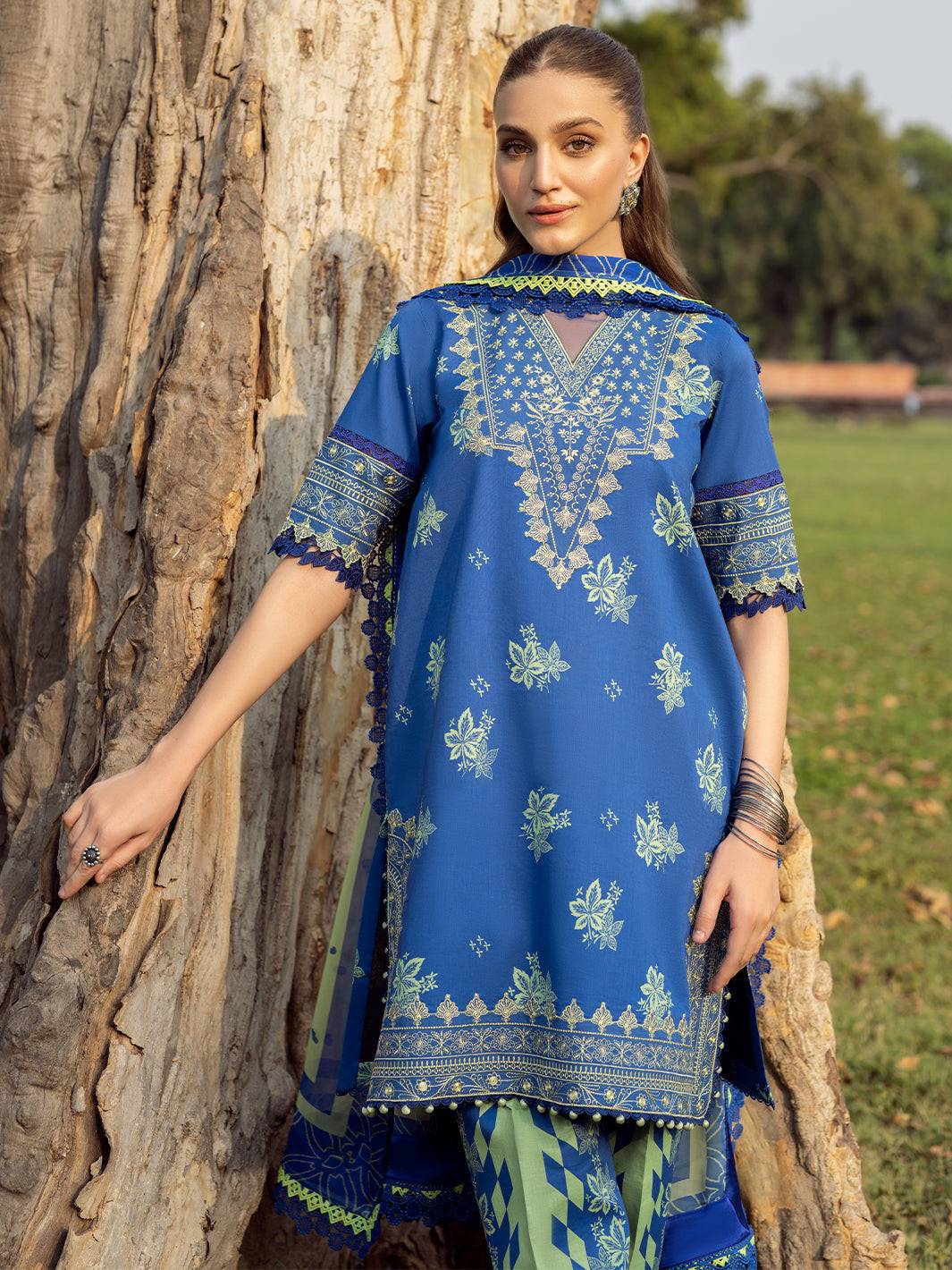 Bin Ilyas | Naqsh Naaz Luxury Lawn 25 | 2088 - B by Maria Faisal - Registered Vendor of : Bin Ilyas - type : Ladies Clothes - 100% original wedding dresses