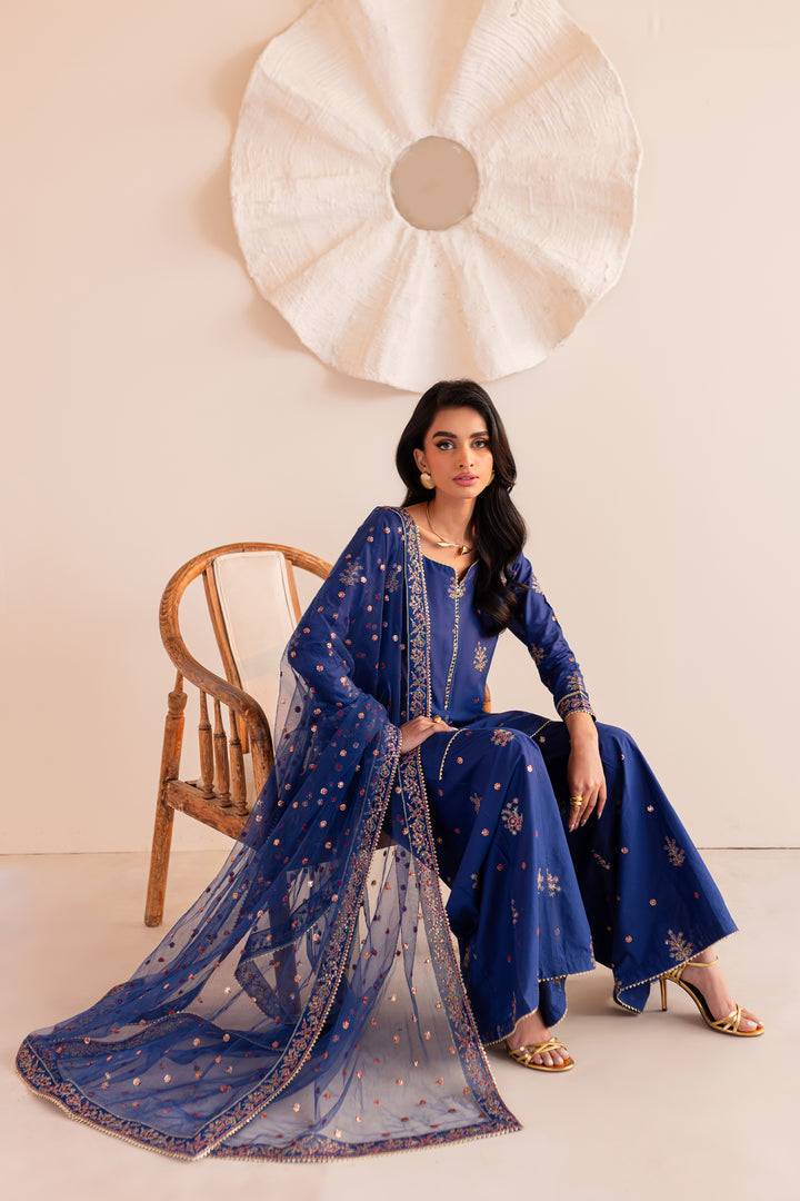 Batik | Zaynur Luxe Pret Edit | Bluish by Maria Faisal - Registered Vendor of : Batik - type : Ladies Clothes - 100% original wedding dresses
