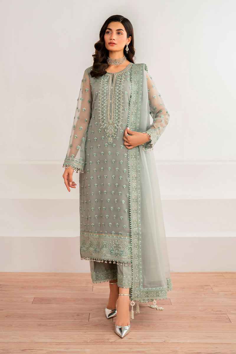 Baroque | Formal Collection | CHIFFON UF-692 - Ladies Clothes 