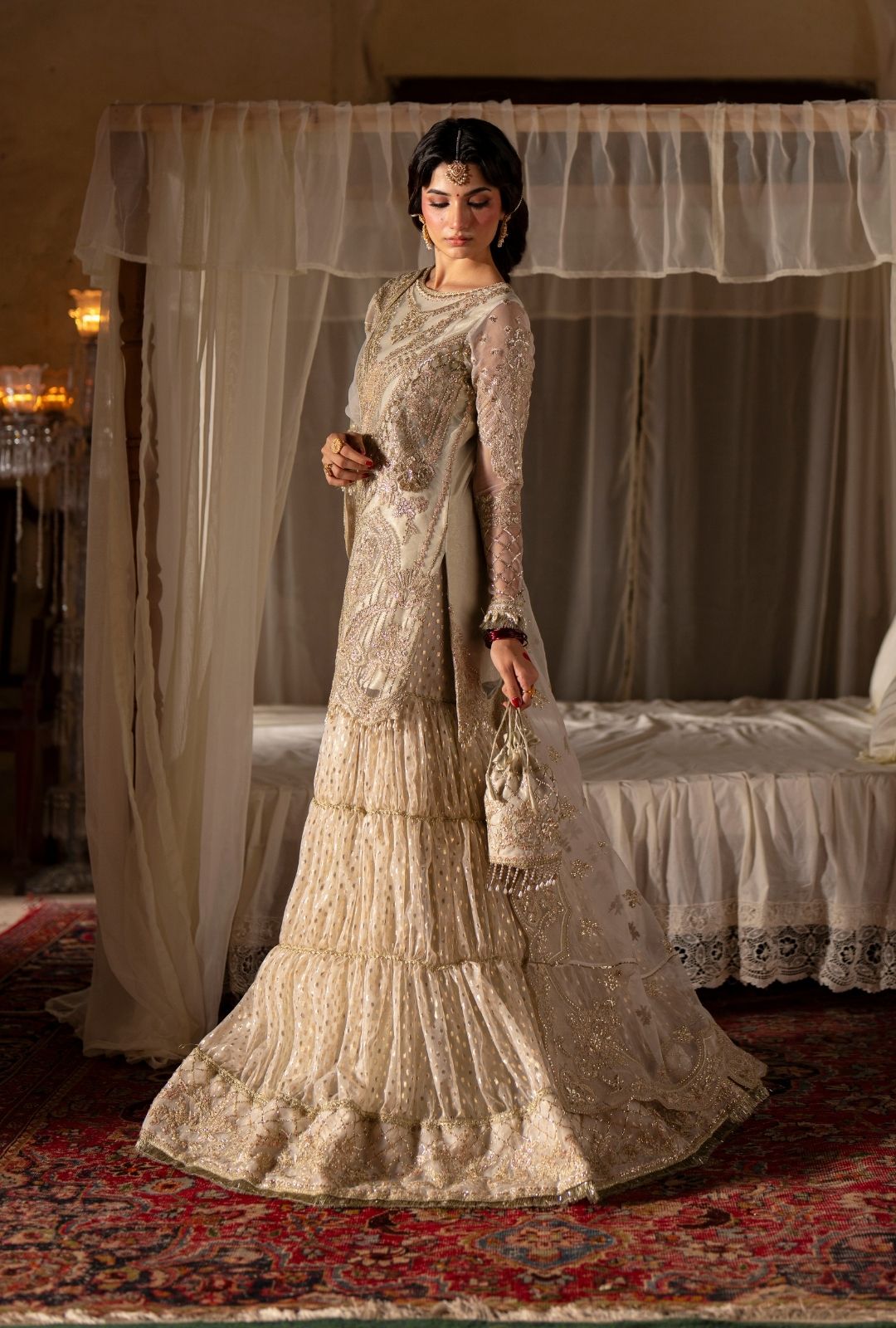 Ajr Couture | Dastan e Ishq | Naghma - Formal Dress - available at Maria Faisal in UK and USA.