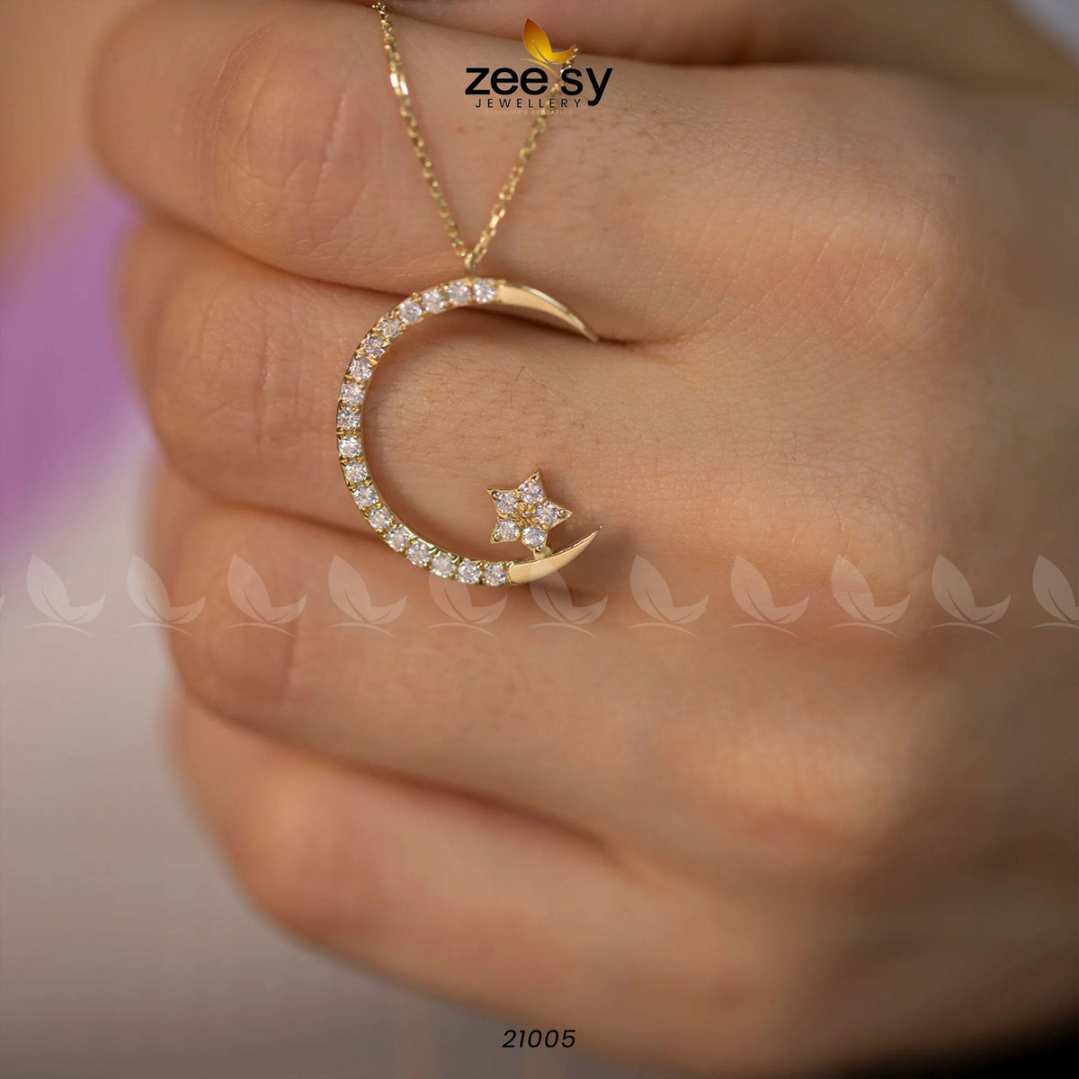 Chandi Moon Pendant (Silver 925) - Pendants 