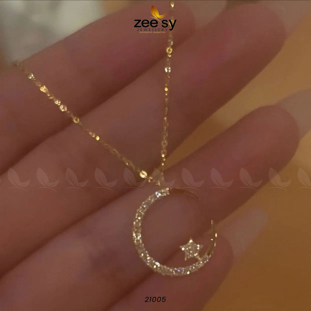 Chandi Moon Pendant (Silver 925) - Pendants 