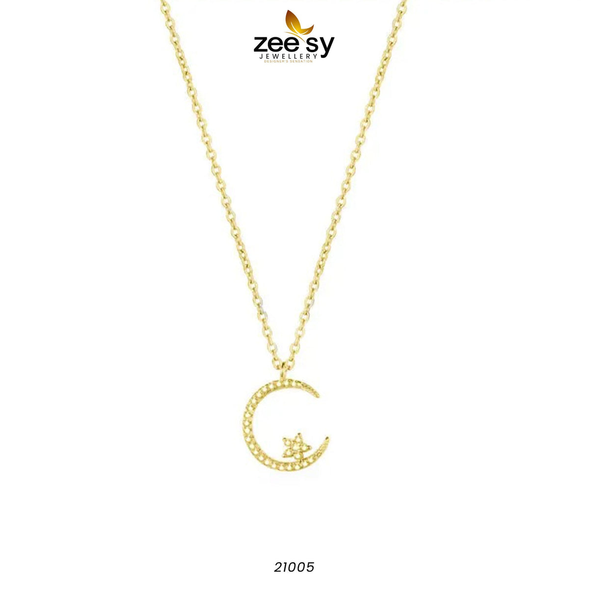 Chandi Moon Pendant (Silver 925) - Pendants 