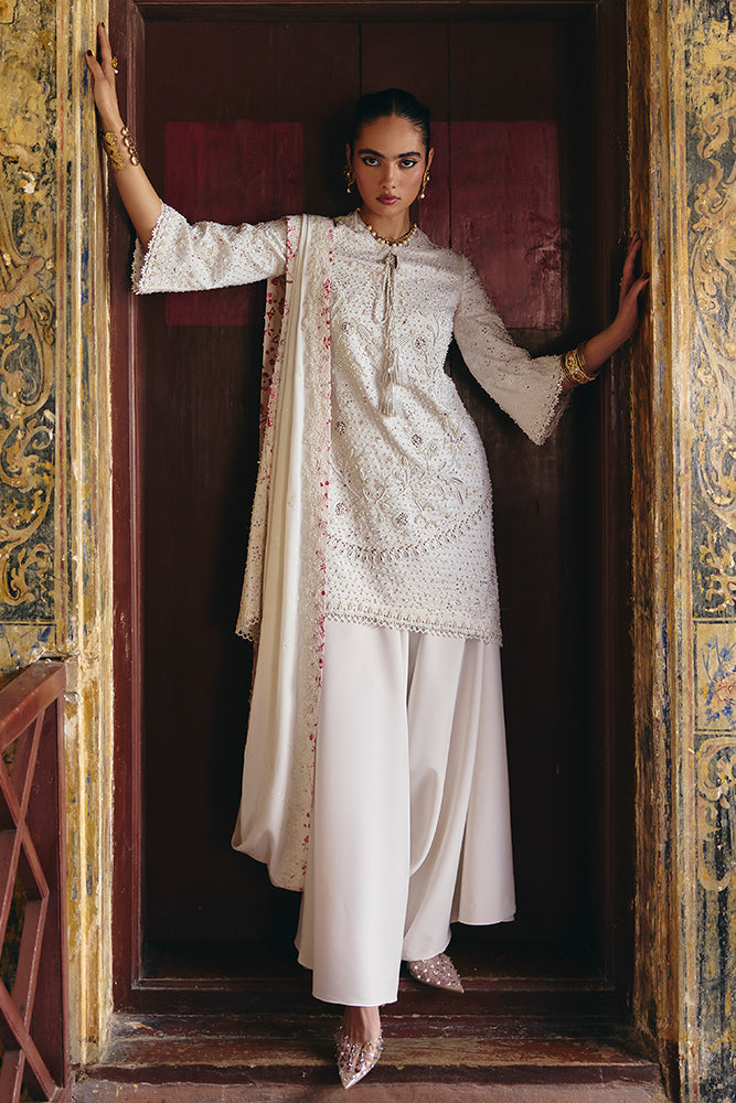 Suffuse | Silk Pret Summer 26 | SALIHA - Formal Dress - available at Maria Faisal in UK and USA.