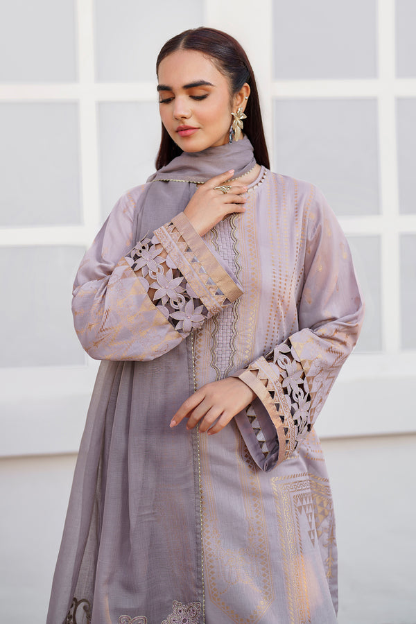 Baroque | Luxury Pret 24 | LAWN UF-643 - Designer Dress with Intricate embroidery and embellishments. Shop elegent wedding dress at Maria Faisal.