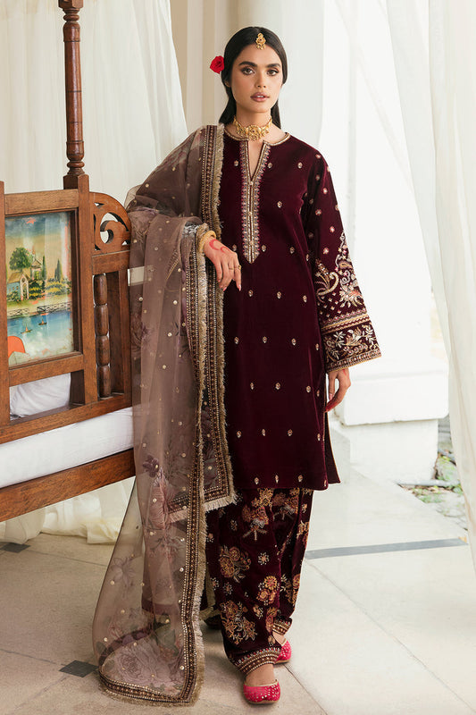 UF-250 – authentic Pakistani dress from the Velvet 25 collection for women in the UK