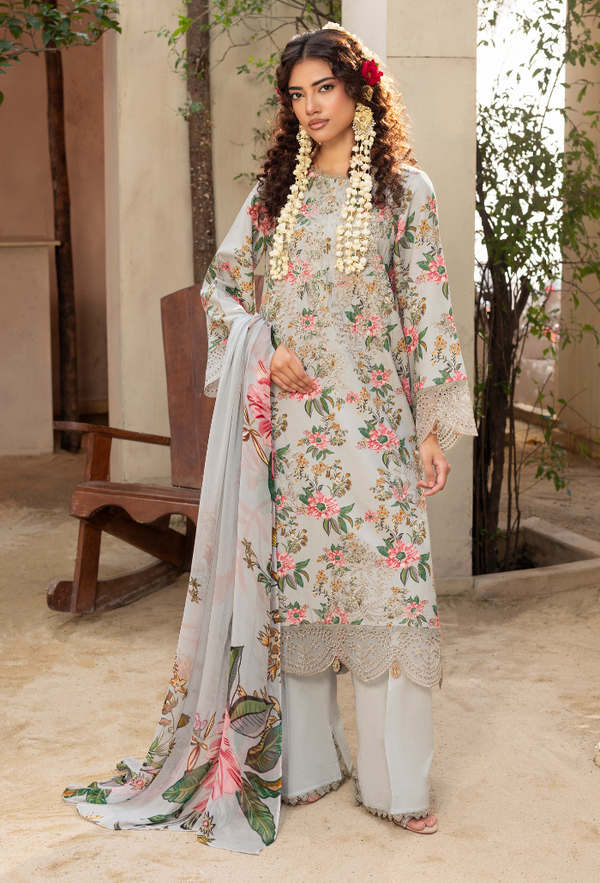Humdum | Zaiba 25 | D04 - Ladies Clothes - Maria Faisal