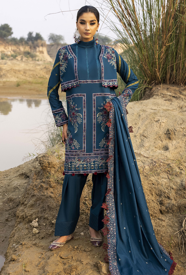 Humdum I Sierra Wool I Sierra-D03 - Ladies Clothes - Maria Faisal