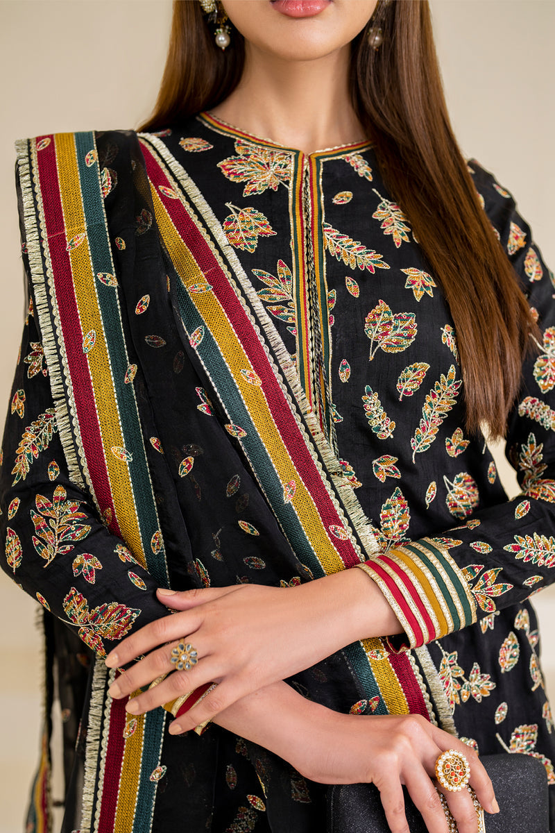 Jazmin | Formals Collection | Raw Silk UR-7023 - Ladies Clothes - Maria Faisal