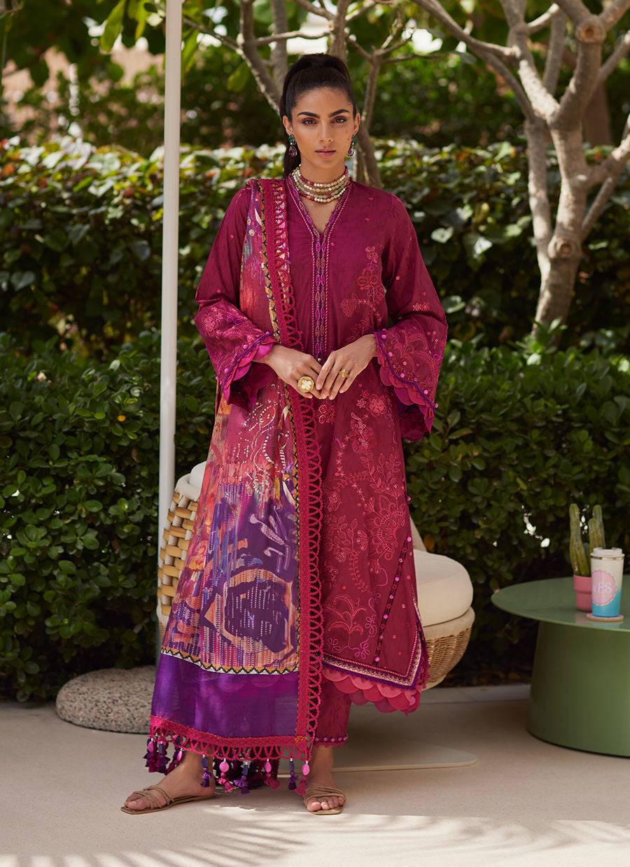 Farah Talib Aziz | WES - Luxury Unstitched 2025 | Betty Berry by Maria Faisal - Registered Vendor of : Farah Talib Aziz - type : Ladies Clothes - 100% original wedding dresses