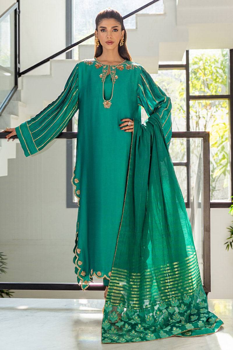 Chic Ophicial | Celenia Pret | Emerald Green by Maria Faisal - Registered Vendor of : Chic Ophicial - type : Ladies Clothes - 100% original wedding dresses