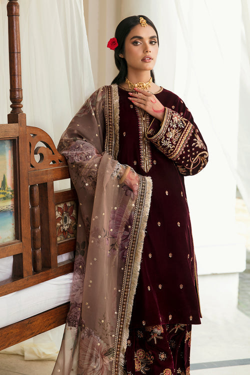 UF-250 – authentic Pakistani dress from the Velvet 25 collection for women in the UK