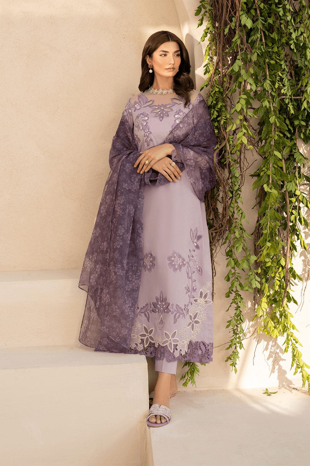Iznik | Festive Lawn 25 | EFL-01 by Maria Faisal - Registered Vendor of : Iznik - type : Ladies Clothes - 100% original wedding dresses