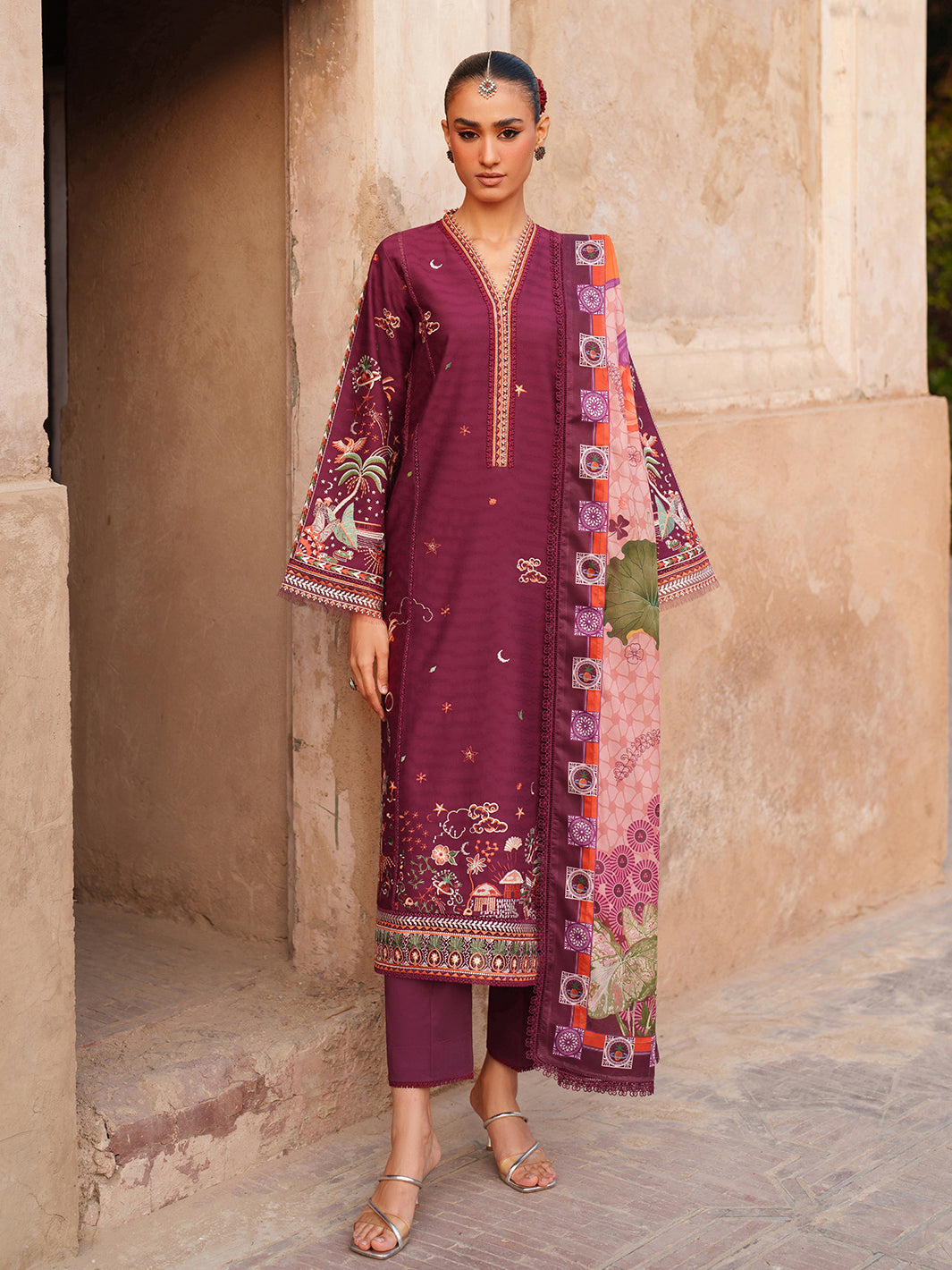 Binilyas | Suroor Eid Pret 26 | 242-A - Luxury Dress - available at Maria Faisal in UK and USA.
