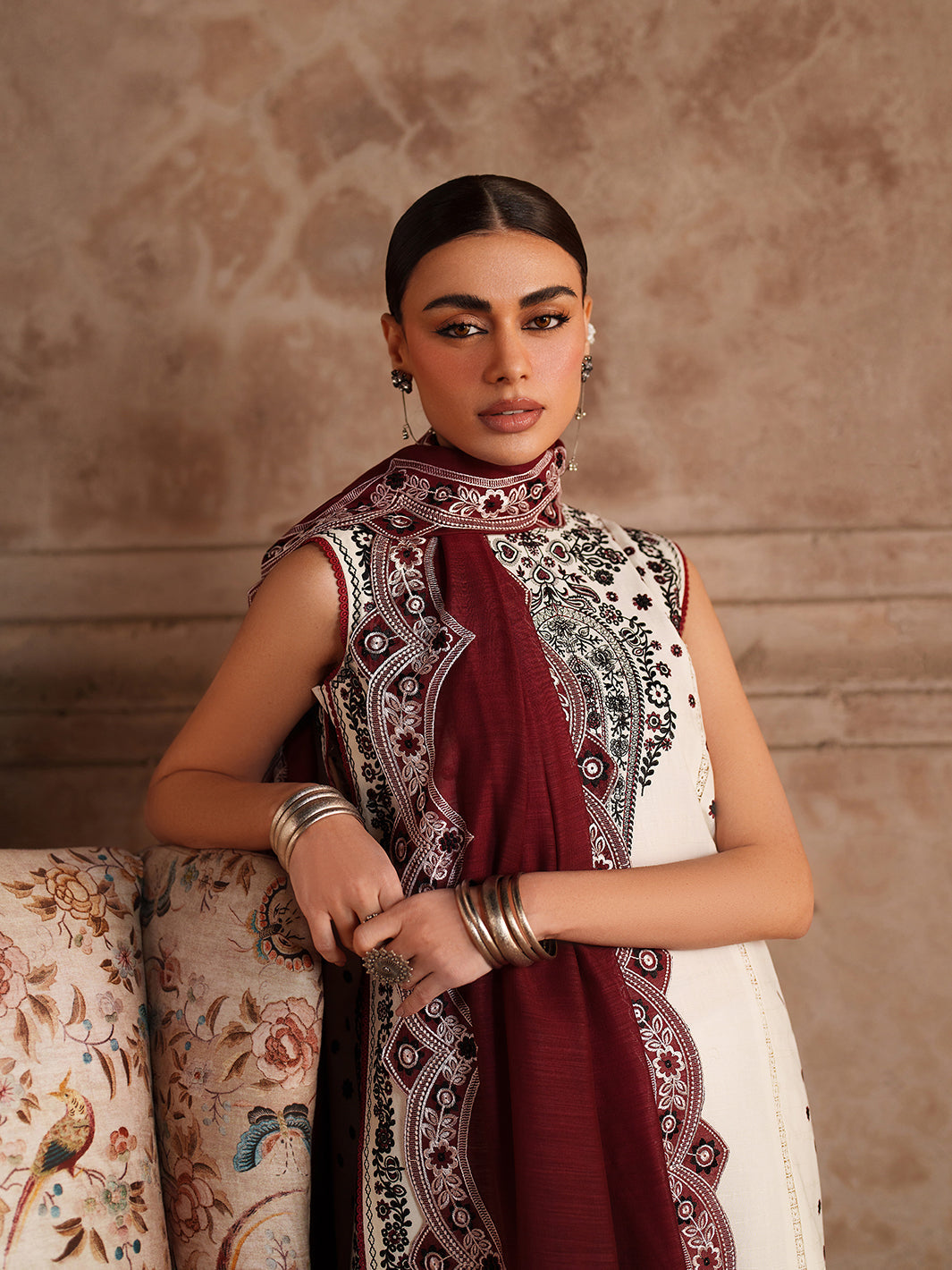 Binilyas | Suroor Eid Pret 26 |245-A - Luxury Dress - available at Maria Faisal in UK and USA.