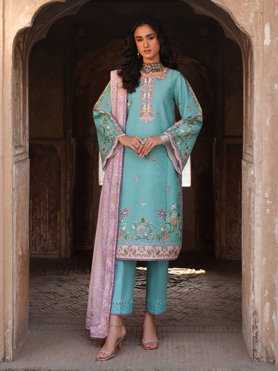 Binilyas | Suroor Eid Pret 26 | 247-A - Luxury Dress - available at Maria Faisal in UK and USA.
