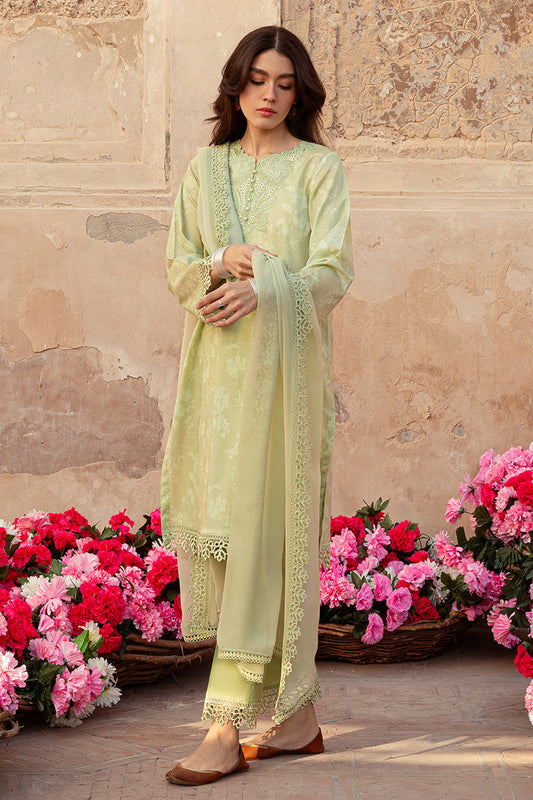 Cross Stitch | Premium Lawn 24 | MISTED GREEN - Ladies Clothes - Maria Faisal