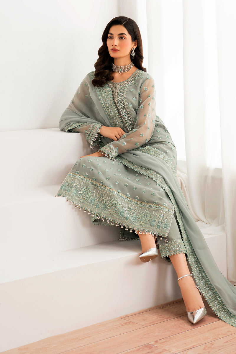 Baroque | Formal Collection | CHIFFON UF-692 - Ladies Clothes 
