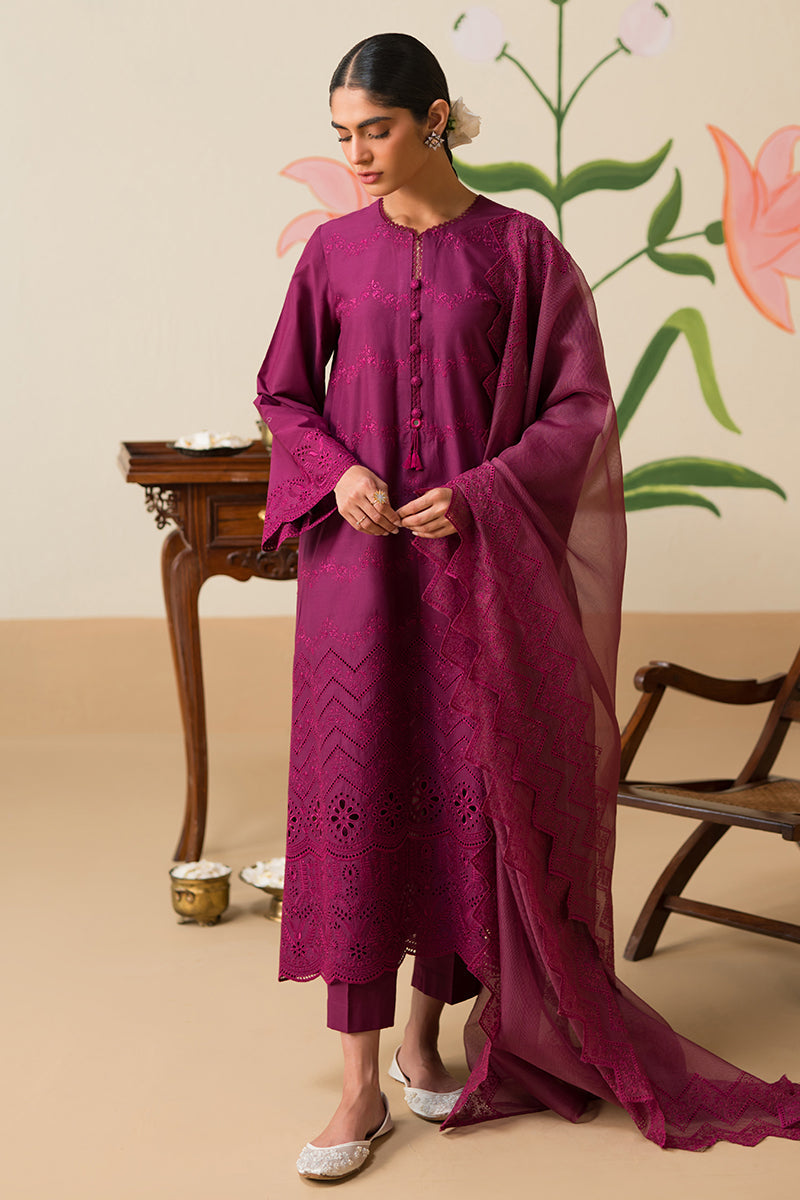 Cross Stitch | Chikankari Lawn Collection | P-07 - Maria Faisal