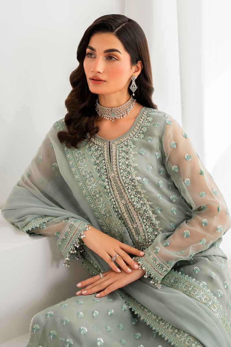 Baroque | Formal Collection | CHIFFON UF-692 - Ladies Clothes 