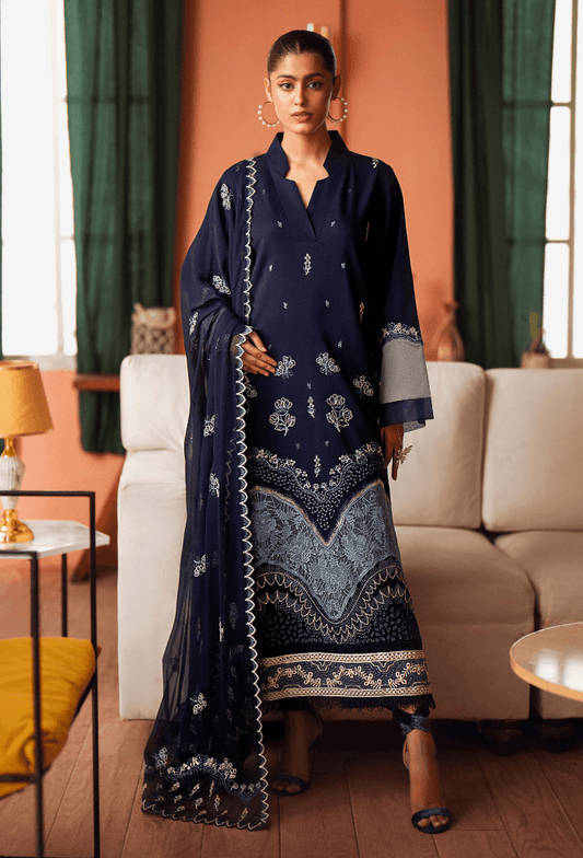 Humdum | Lala Rukh Lawn | Lalarukh - D08 by Maria Faisal - Registered Vendor of : Humdum - type : Ladies Clothes - 100% original wedding dresses