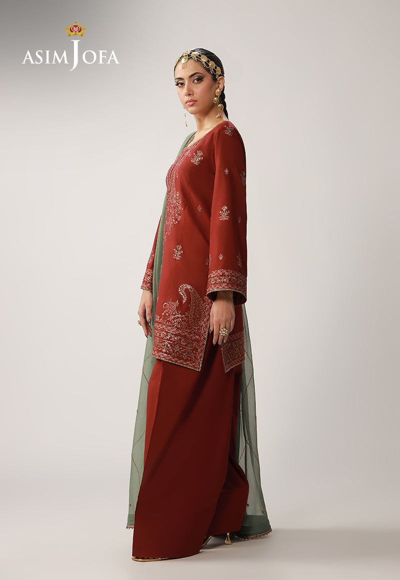 Asim Jofa | Layaan Festive Collection | AJULO-05 - Formal Dress - available at Maria Faisal in UK and USA.
