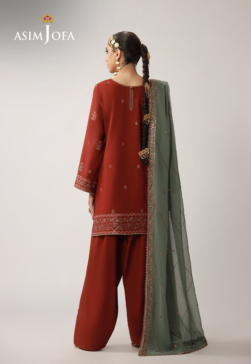Asim Jofa | Layaan Festive Collection | AJULO-05 - Formal Dress - available at Maria Faisal in UK and USA.