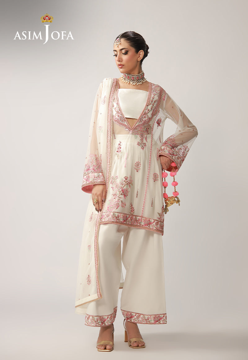 Asim Jofa | Layaan Festive Collection |  AJULO-08 - Formal Dress - available at Maria Faisal in UK and USA.