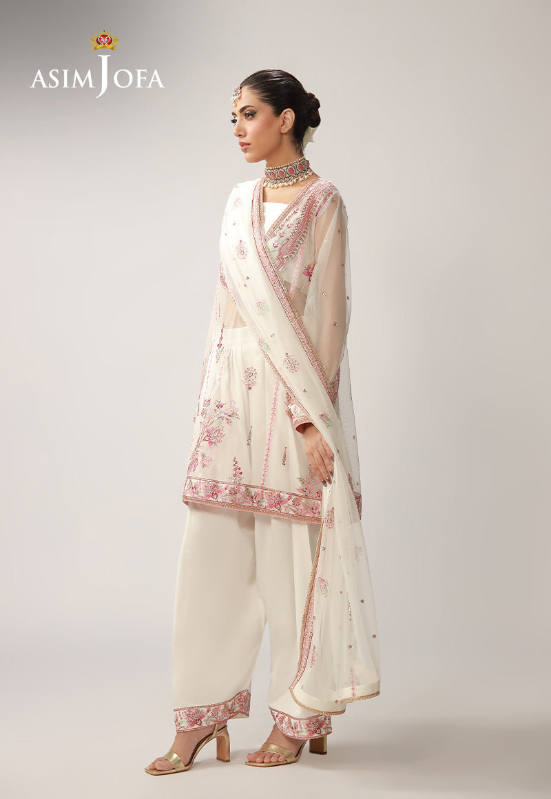 Asim Jofa | Layaan Festive Collection |  AJULO-08 - Formal Dress - available at Maria Faisal in UK and USA.