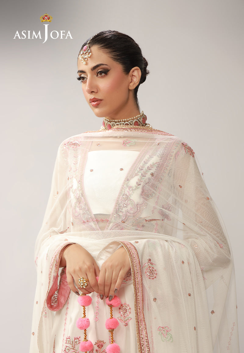 Asim Jofa | Layaan Festive Collection |  AJULO-08 - Formal Dress - available at Maria Faisal in UK and USA.