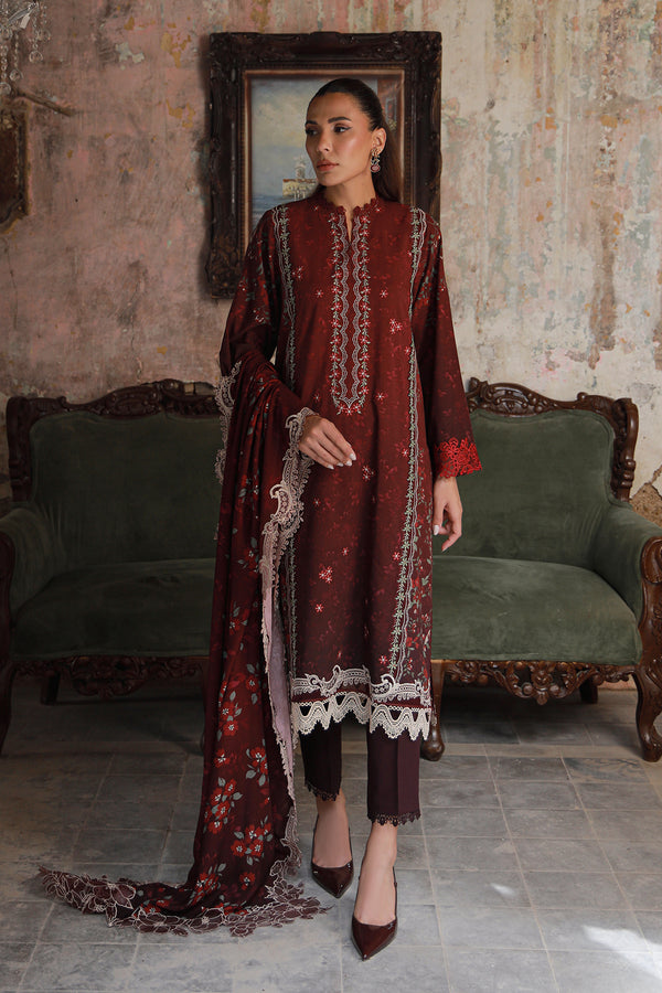 Sahar | Fall 25 | Crimson Amour - Ladies Clothes - Maria Faisal
