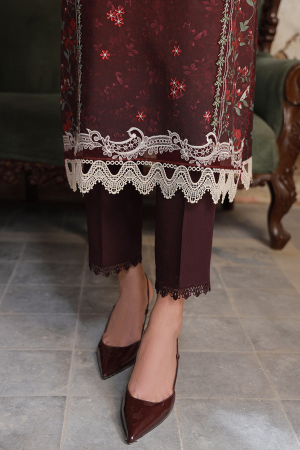 Sahar | Fall 25 | Crimson Amour - Ladies Clothes - Maria Faisal