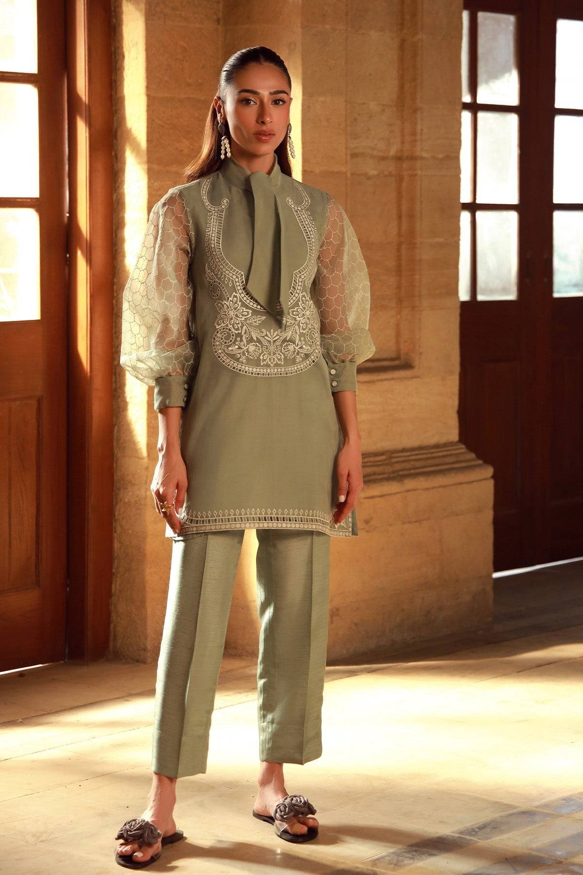 Sahar | Luxe Pret 25 | Olive Garden by Maria Faisal - Registered Vendor of : Sahar - type : Ladies Clothes - 100% original wedding dresses